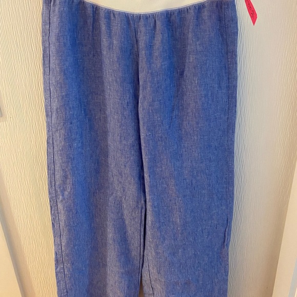 Lilly Pulitzer Beach Palazzo Pant in Beckon blue and Resort white NWT - Picture 5 of 5